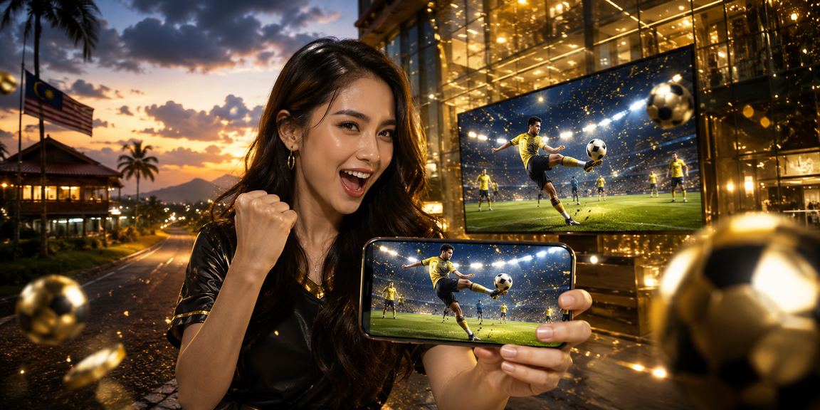 Peminat bola sepak Malaysia menikmati pengalaman taruhan langsung perlawanan hidup